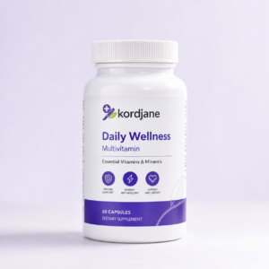Kordjane Daily Wellness Multivitamin 60 capsule bottle