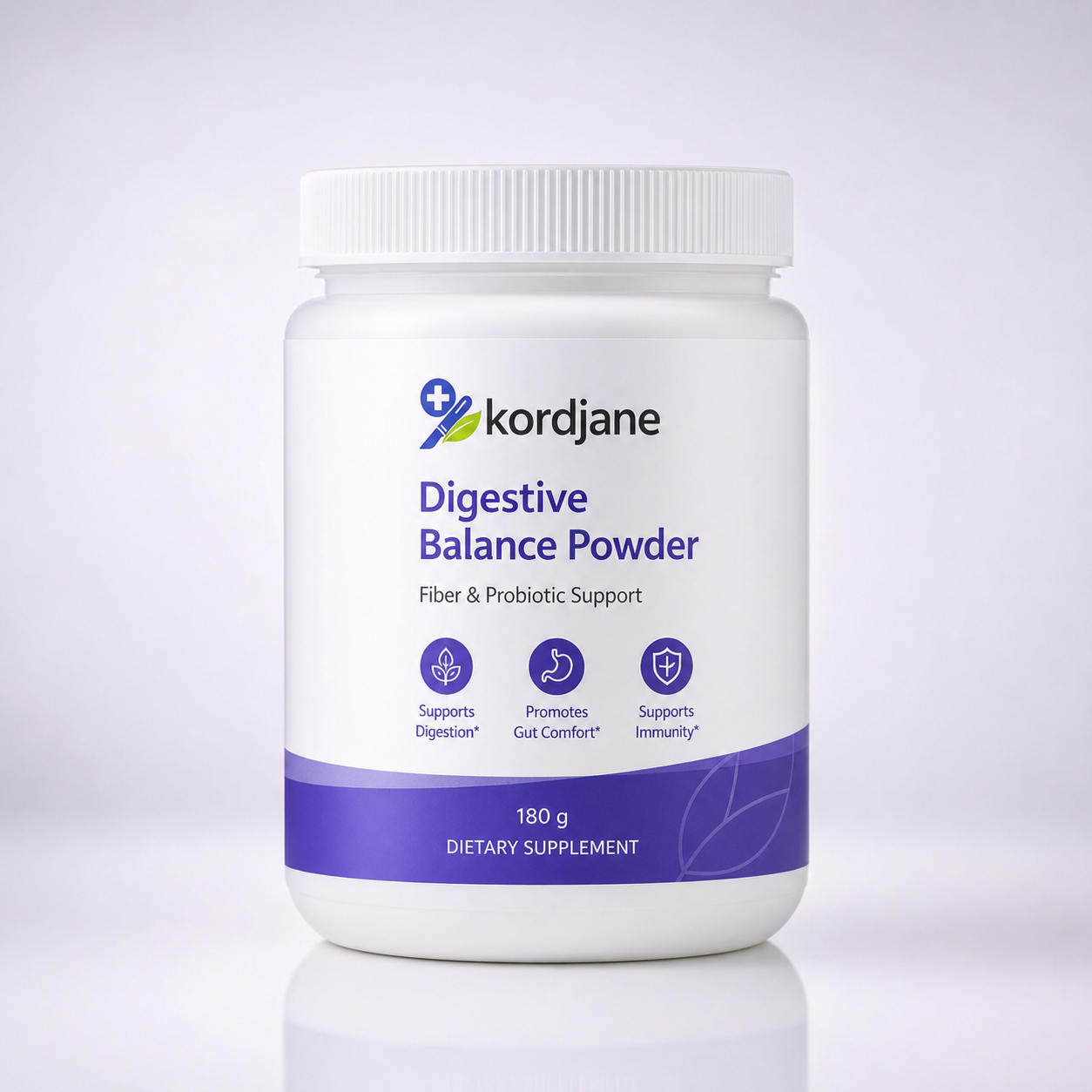 Kordjane Digestive Balance Powder container